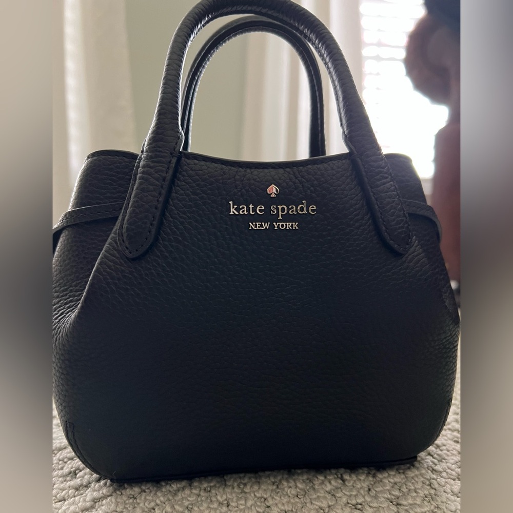 Kate Spade Black Pebbled Leather Satchel
